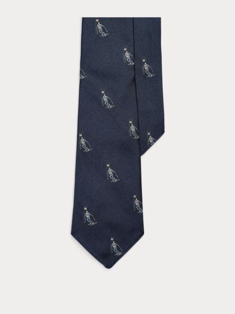 Polo Ralph Lauren Vintage-Inspired Skier Silk Tie