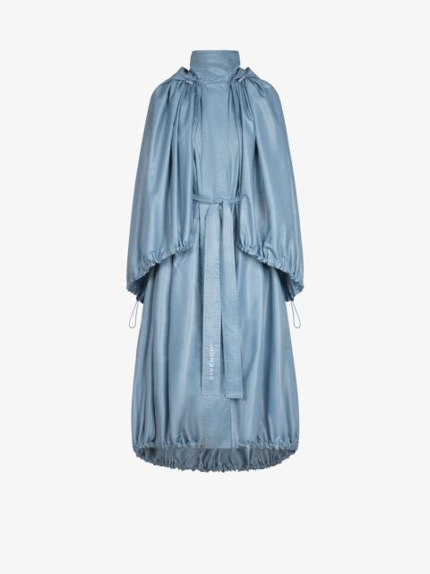 Givenchy Windbreaker cape in matte nylon