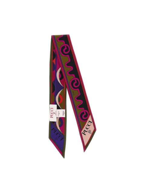 PUCCI patterned silk bandeau scarf