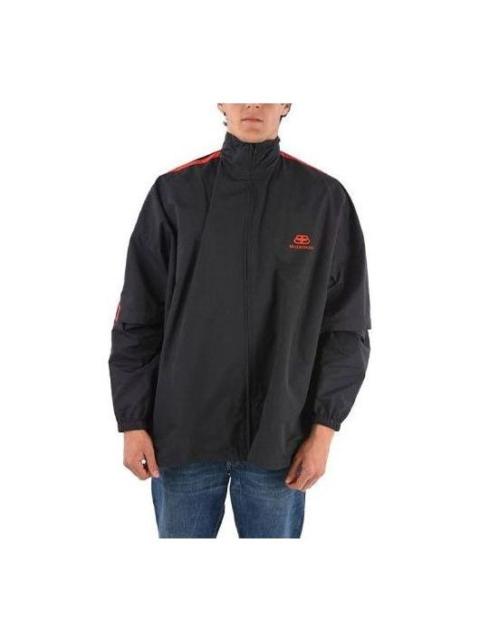 BALENCIAGA Balenciaga Double Sleeve Zip-Up Jacket 'Black' 602278TG0114100