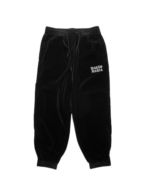 WACKO MARIA Wacko Maria Velvet Track Pants Black
