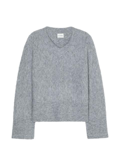 CLOSED patterned V-neck sweater