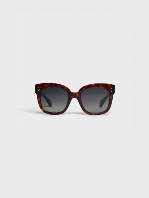 Oversized S002 Sunglasses in Acetate with Polarized Lenses