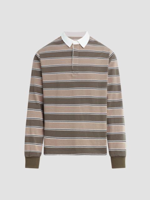 Joe's Jeans Men's Stripe Cotton Rugby Shirt - Tea Leaf Multi