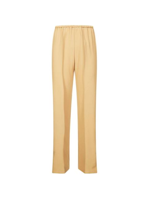 forte_forte elasticated side-slit trousers