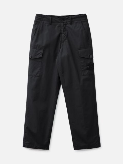 Stone Island WEATHERPROOF COTTON CANVAS CARGO PANTS