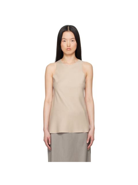 GABRIELA COLL GARMENTS Beige No.73 Summer Wool Tank Top