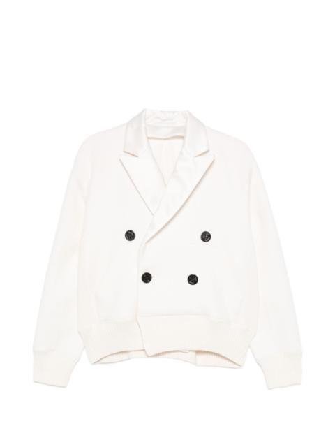 sacai double-breasted cardigan