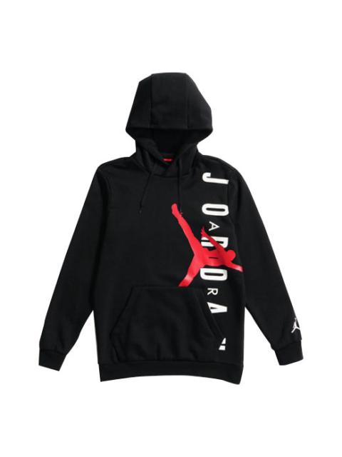 Jordan Air Jordan Men's Long Sleeve Printed Fashion 'Black Red' CD5871-010