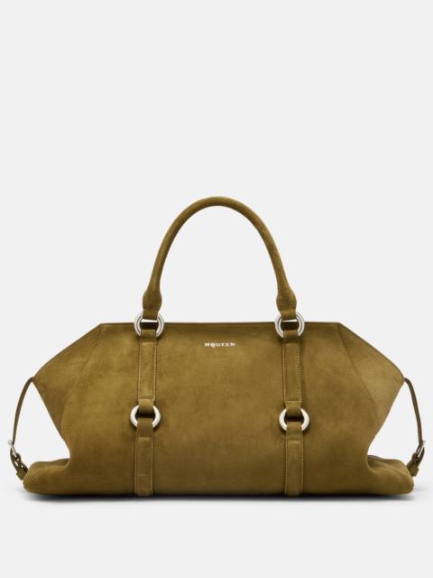 Alexander McQueen Farringdon Medium suede tote bag