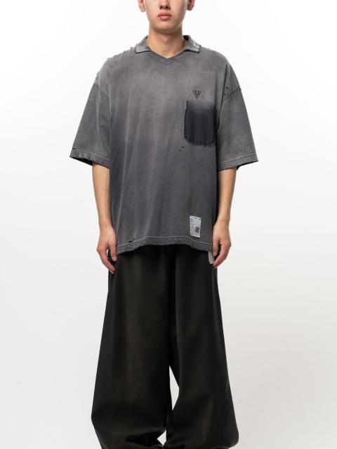 Maison MIHARAYASUHIRO Sun Faded Like Collared T-shirt