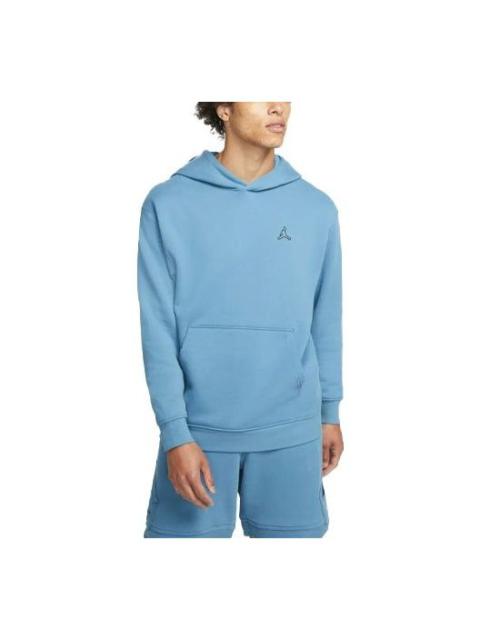 Air Jordan Logo Fleece Pullover Blue DA9819-415