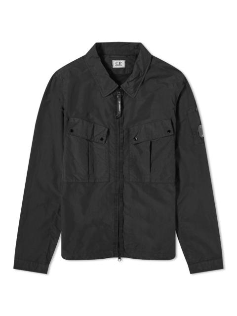 C.P. Company Taylon L zip-up shirt - Black