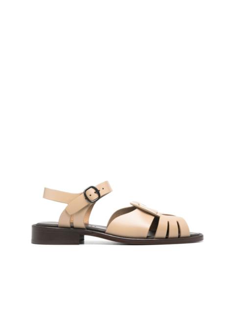 Ancora leather sandals