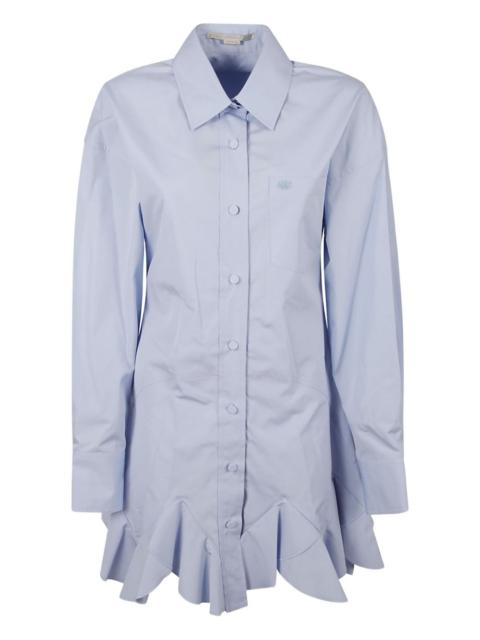 Stella McCartney ruffled shirt mini dress