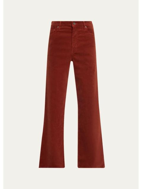 FRAME Le Slim Palazzo Corduroy Jeans