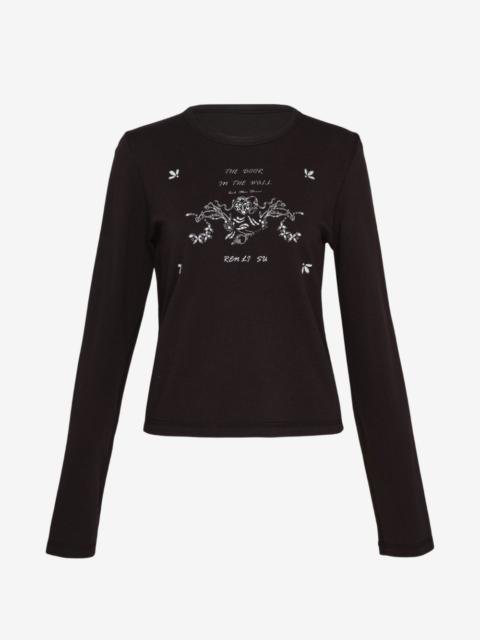 RENLI SU graphic-print long-sleeve T-shirt