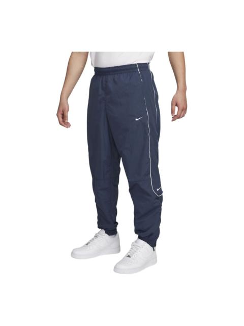 Nike Nike Solo Swoosh Knit Zippered Pants 'Thunder Blue' FB8621-437