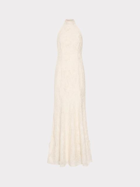 MILLY Josefina Embroidered Maxi Dress