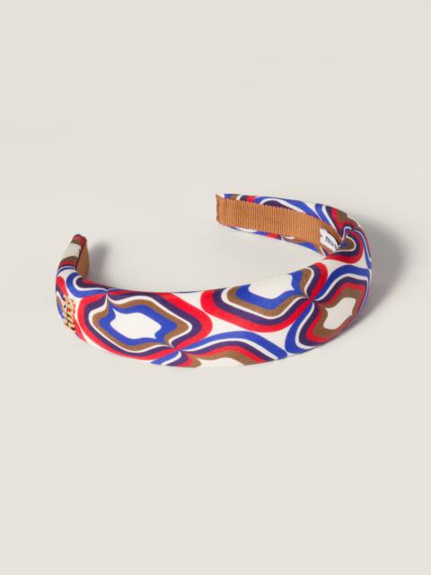 Miu Miu Fabric headband