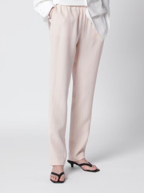 Loulou de Saison Light pink wool-blend trousers