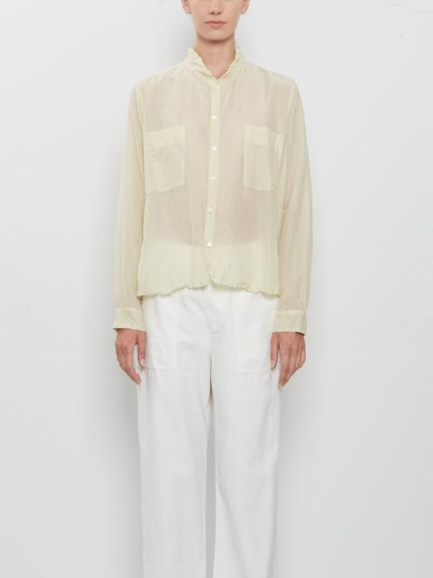 pas de calais Cotton Silk Lawn Shirt Collar Blouse