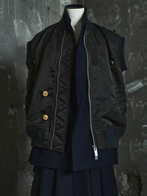 sacai Nylon Twill x Suiting Vest