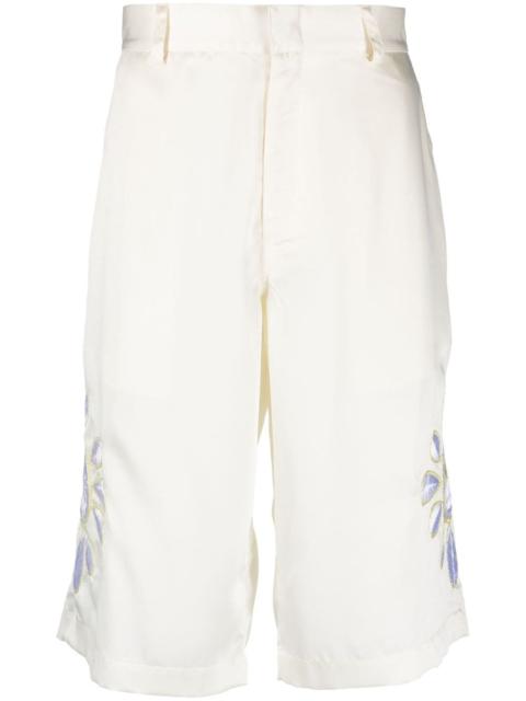 BLUEMARBLE embroidered satin shorts