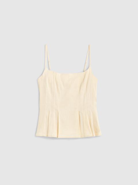 Madewell Darted Peplum Cami Top
