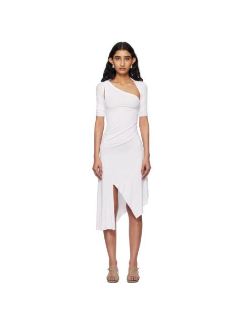 gimaguas White Lucia Midi Dress