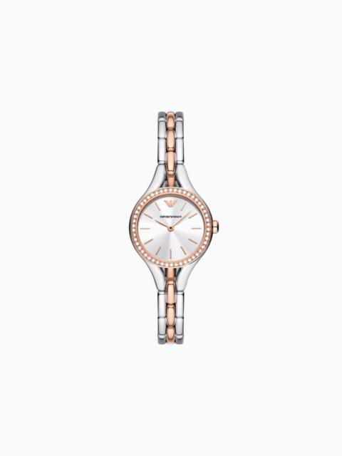 EMPORIO ARMANI Two-Hand Two-Tone Stainless Steel Watch