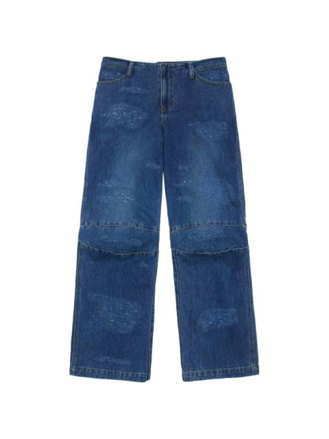 ADER error Navy Elve Jeans | ssense | REVERSIBLE