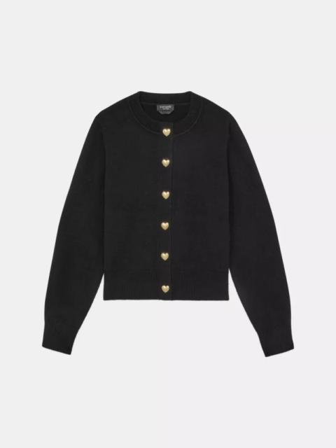 kate spade Gold Heart Button Nell Cardigan