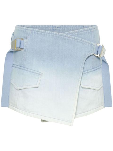 Dion Lee gradient-effect denim miniskirt