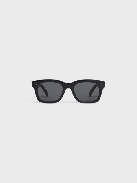 Black Frame 41 Sunglasses in Acetate