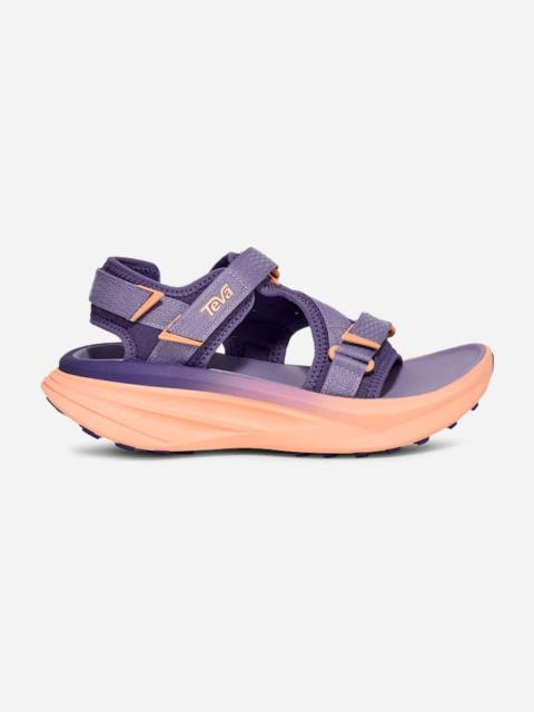 Teva Women's Aventrail R2T Trail Running Sandal in Thistle/Papaya