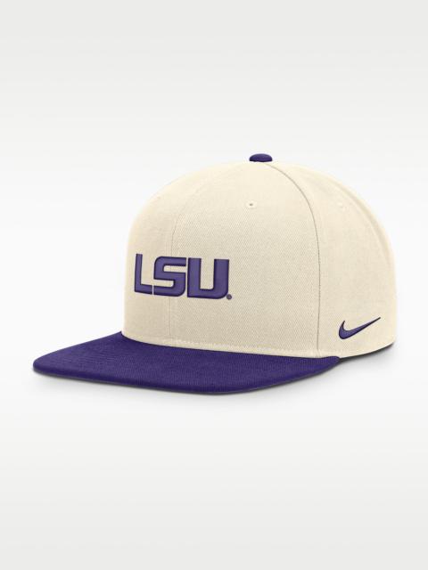 Nike LSU Campus Prep Men's Nike Dri-FIT College Adjustable Hat