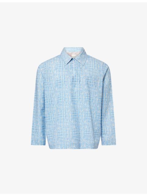Paul Smith Checked Oversized Cotton Shirt