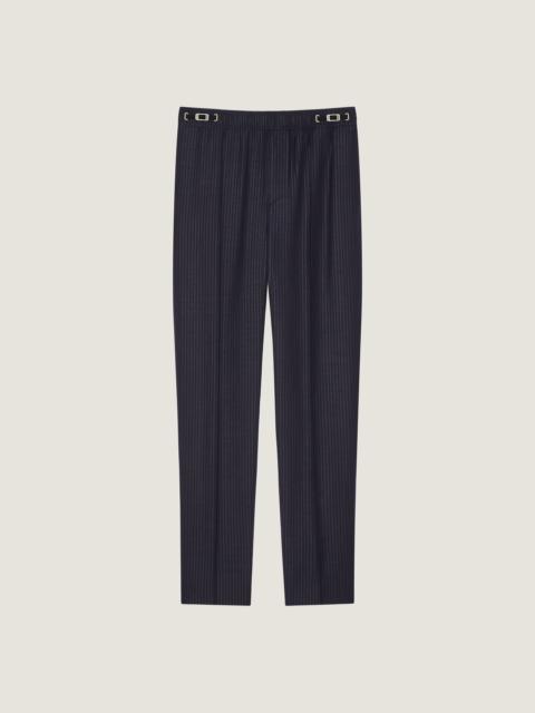 Givenchy COUTURE SEAM STRIPED JOGGERS IN WOOL