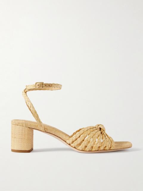 LOEFFLER RANDALL Riya Knotted Raffia Sandals