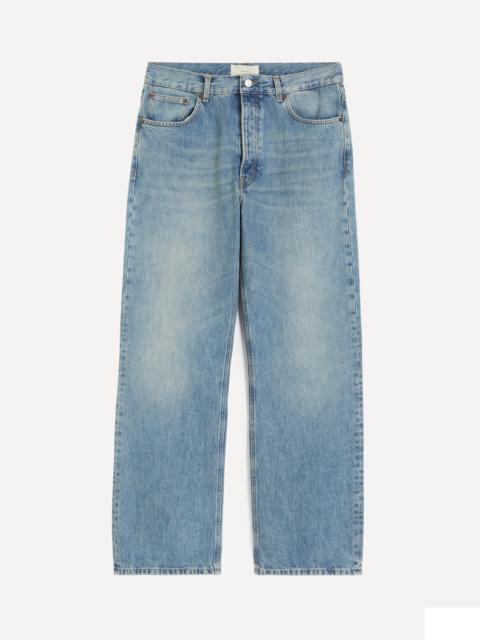 JEANERICA Vega Wide Straight-Leg Jeans in Light Fresco