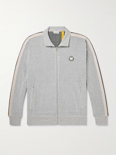 Moncler Palm Angels Logo-Appliquéd Chenille Track Jacket