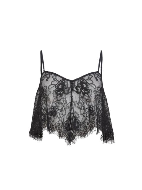 Fleur du Mal Juliet Lace Flutter Cami