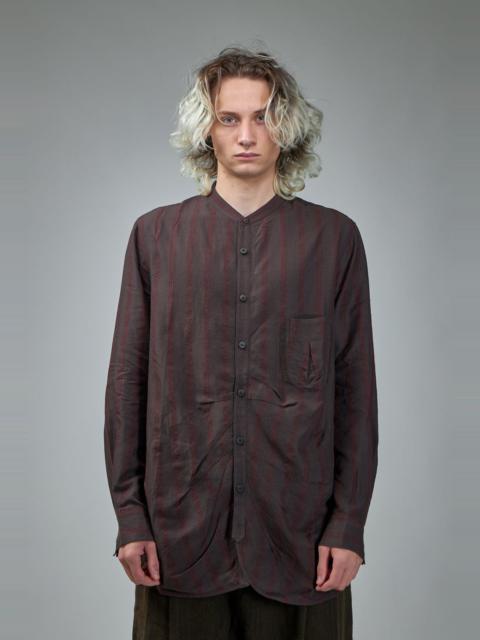 Ziggy Chen Mandarin Collar Pocket Shirt