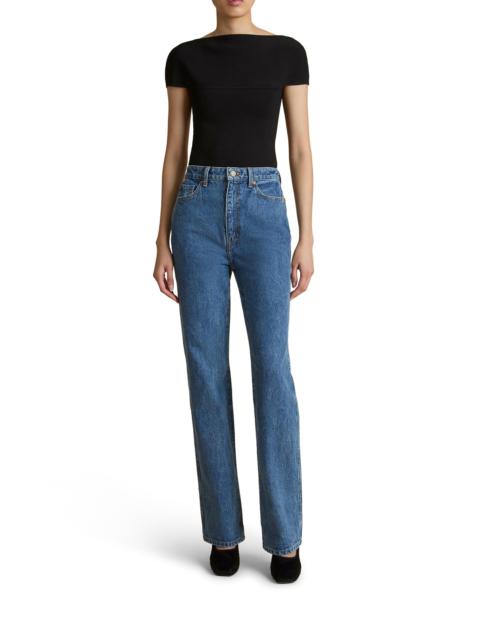KHAITE DANIELLE HIGH-WAISTED JEANS