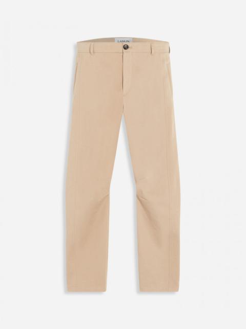 ZIPPED SLIM PANTS