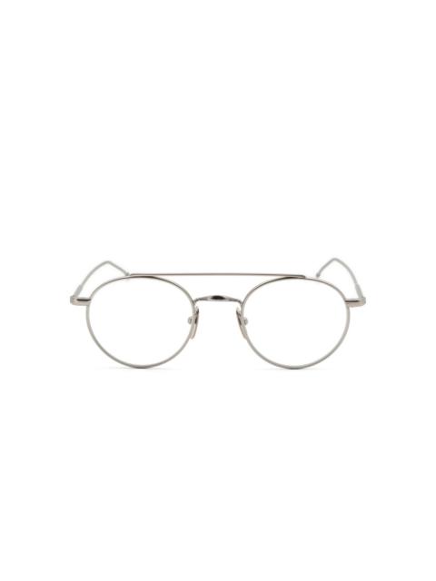 Thom Browne round-frames glasses