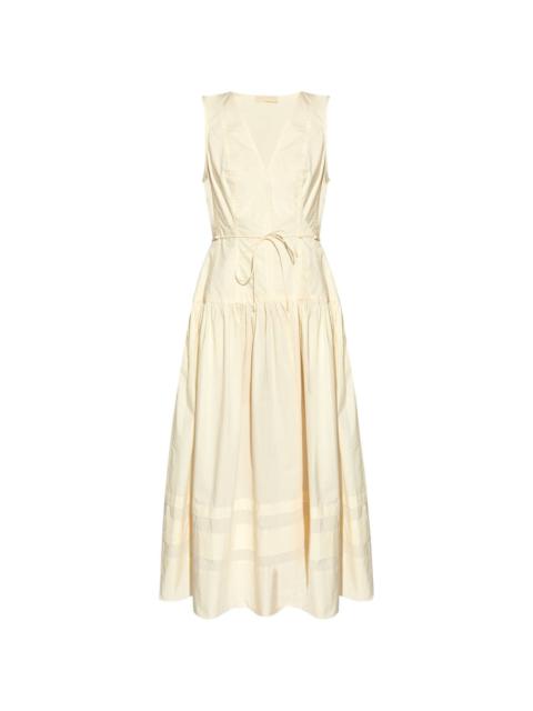 Kiran poplin midi dress