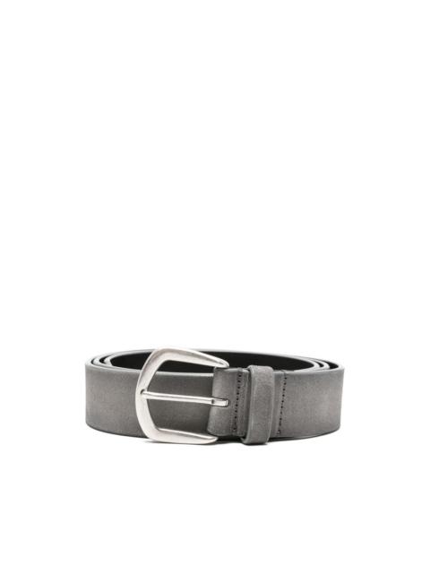 OFFICINE CREATIVE suede buckle belt