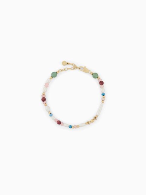 EMPORIO ARMANI PEARL BEADED BRACELET